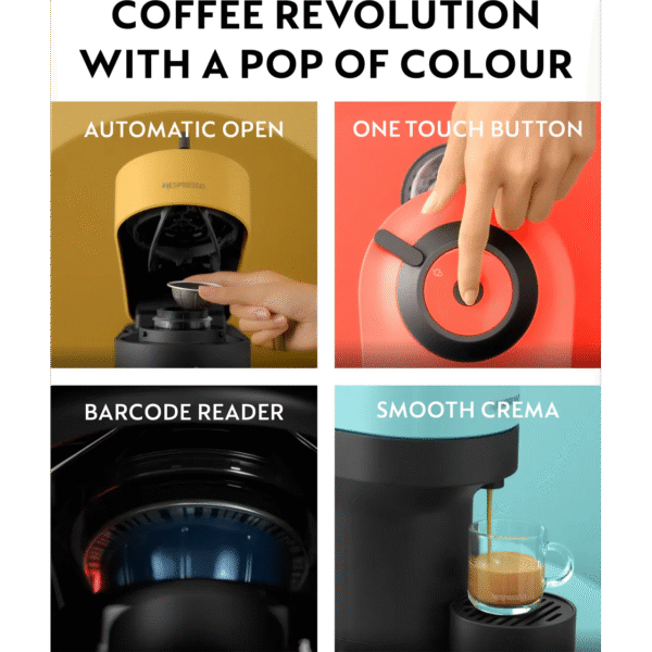 Krups Nespresso Vertuo Pop Pod Coffee Machine - Red | XN920540 - Image 7